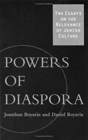 Cover of: Powers of Diaspora: Two Essays on the Relevance of Jewish Culture