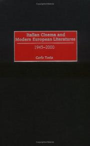 Italian cinema and modern European literatures, 1945-2000