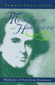Cover of: Mesmerism and Hawthorne by Samuel Coale