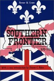 The southern frontier, 1670-1732 by Verner Winslow Crane
