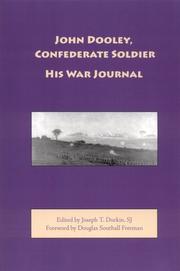 John Dooley, Confederate soldier by John Dooley
