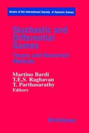 Cover of: Stochastic and Differential Games: Theory and Numerical Methods (Annals of the International Society of Dynamic Games)