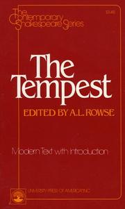 The tempest : modern text with introduction