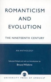 Cover of: Romanticism and evolution ; the nineteenth century: an anthology