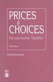 Prices and choices by David Hemenway