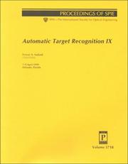 Cover of: Automatic target recognition IX: 7-9 April, 1999, Orlando, Florida