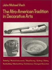 The Afro-American tradition in decorative arts