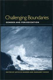 Cover of: Challenging boundaries: gender and periodization