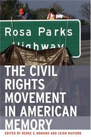 Cover of: The Civil Rights movement in American memory