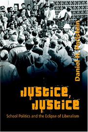 Cover of: Justice, Justice by Daniel H. Perlstein