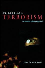 Cover of: Political terrorism: an interdisciplinary perspective