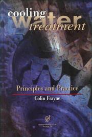Cover of: Cooling Water Treatment by Colin Frayne
