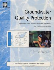 Groundwater quality protection : a guide for water utilities, municipal authorities, and environment agencies