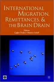 Cover of: International migration, remittances, and brain drain