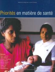 Priorités en matière de santé