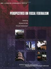 Perspectives on fiscal federalism