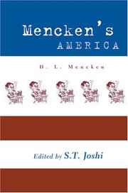 Cover of: Mencken's America