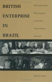 British enterprise in Brazil by Marshall C. Eakin