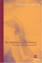 The implications of immanence : toward a new concept of life