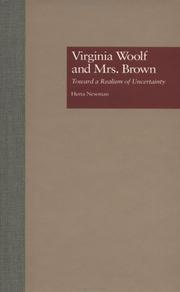 Virginia Woolf and Mrs. Brown by Herta Newman