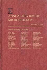 Cover of: Annual Review of Microbiology: 1999 (Annual Review of Microbiology)