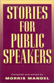 Cover of: Stories for public speakers