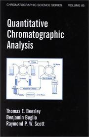 Cover of: Quantitative Chromatographic Analysis (Chromatographic Science)
