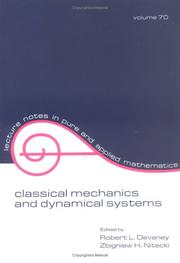 Cover of: Classical mechanics and dynamical systems