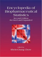 Encyclopedia of Biopharmaceutical Statistics, Second Edition (Print) by Shein-Chung Chow