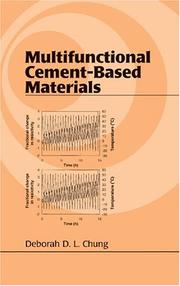 Cover of: Multifunctional Cement-Based Materials (Civil Engineering)