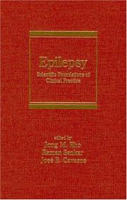 Cover of: Epilepsy by edited by Jong M. Rho, Raman Sankar, José E. Cavazos.