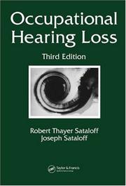 Cover of: Occupational Hearing Loss, Third Edition
