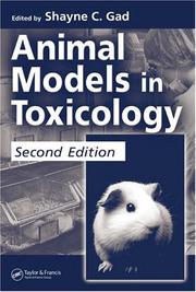 Cover of: Animal models in toxicology
