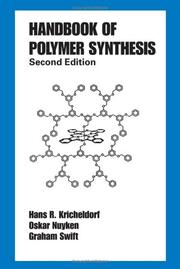 Handbook of polymer synthesis