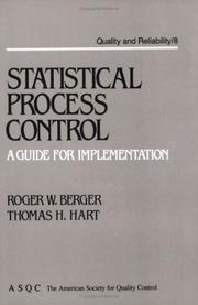 Statistical process control by Roger W. Berger