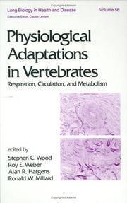 Cover of: Physiological adaptations in vertebrates by edited by Stephen C. Wood ... [et al.].