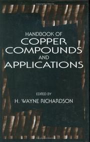 Handbook of Copper Compounds and Applications by H. Wayne Richardson
