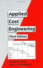 Applied cost engineering by Forrest D. Clark