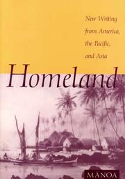 Cover of: Homeland (Manoa 9:1, 1) by 