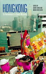 Cover of: Hong Kong: the anthropology of a Chinese metropolis