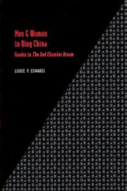 Cover of: Men and Women in Qing China: Gender in the Red Chamber Dream (Sinica Leidensia, Vol. 31)