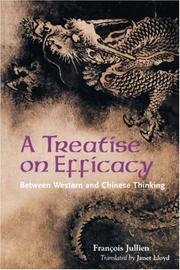 Cover of: Treatise on Efficacy: Between Western and Chinese Thinking
