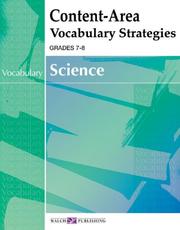 Cover of: Content-Area Vocabulary Strategies: Science (Content-Area Reading, Writing, Vocabulary for Science)