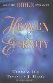 Cover of: What the Bible Says About Heaven and Eternity