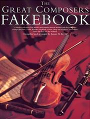Cover of: The Great Composers Fakebook (Fakebooks)