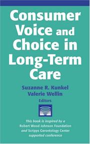 Consumer voice and choice in long-term care