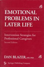 Cover of: Emotional problems in later life: intervention strategies for professional caregivers