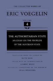 Cover of: The authoritarian state: an essay on the problem of the Austrian State