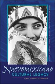 Cover of: Nuevomexicano Cultural Legacy: Forms, Agencies, and Discourse (Paso Por Aqui)