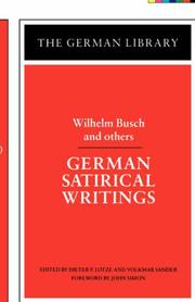 Cover of: German Satirical Writings: German Satirical Writings (German Library)